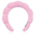 BLAAROOM Spa Headband for Women Soft Puffy Sponge Terry Towel Cloth Head Band for Washing Face Bubble Skincare Makeup Headband Hair Accessory(Pink...