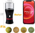 Electric Herb Grinder COMPACT Size, Fast Grinding for Flower Buds, Updated 6 Blades Spice Grinder, USB-Rechargeable Electric Grinder with 2 x 1.7o...