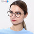Firmoo Blue Light Blocking Reading Glasses for Women, Stylish Anti Eyestrain Cat Eye Computer Glasses, S985...