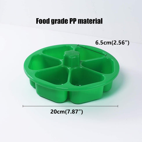6 Cavity Triangle Sushi Mold Onigiri Rice Ball Press Maker Non-stick Sushi Maker Tools For Seaweed Cilantro Rice Balls...