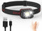Headlamp Rechargeable, Motion Sensor Head Lamp, Head Lights for Forehead with Adjustable Headband, IPX4 Waterproof Headlamps for Adults & Kids, 6 ...