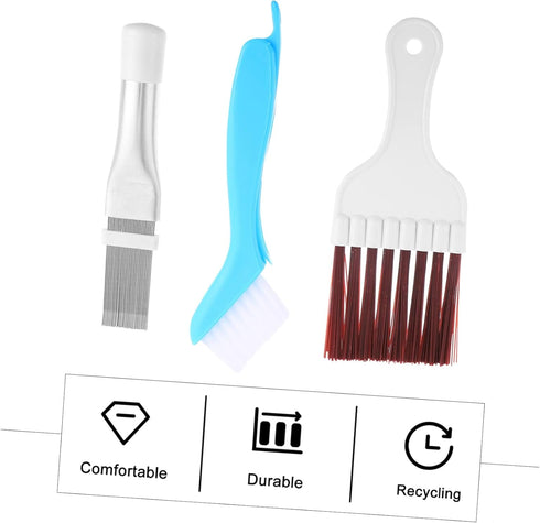 HOMSFOU 1 Set Air Conditioner Cleaning Brush Kitchen Cleaning Brush Cooling fin Comb Cleaner Brush a/c Condenser air Conditioning Condenser Air Co...