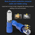 smseace 100Pcs Blue Bullet Connectors 16-14AWG Bullet wire connectors Female&Male Bullet Butt connector for Automotive Boat Stereo Industrial equi...