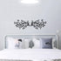 2 Pieces Metal Tree Leaf Wall Decor Vine Olive Branch Leaf Wall Art Wrought Iron Scroll Sculptures Home Decor Above The Bed,Branches Hanging Wall ...