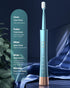 USB Rechargeable Sonic Electric Toothbrush for Adults, Powered Motor High Vibration Teeth & Gum Care, Soft Dupont Brush Heads, 2 Minutes Timer 5 M...