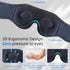 Bluetooth Sleep Mask Wireless Headphones 3D Bluetooth Eye Mask for Side Sleepers SYPVRY Blackout Eye Mask with Headphones Speaker for Airplane,Tra...