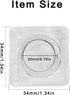 Betoplin 10 Pairs Magnetic Snaps, PVC Hidden Sew on Snaps Fastener Magnetic Closures for Purses Clothing Handbag...