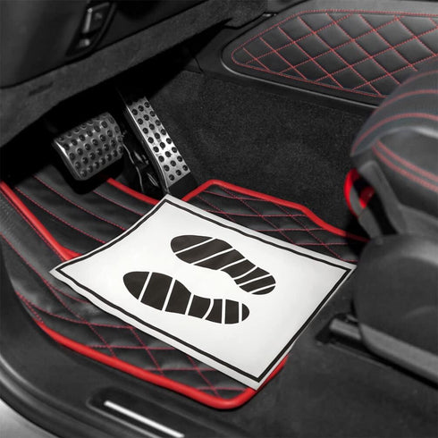 IMIKEYA Paper Floor Mat: 25Pcs Disposable Car Floor Mats Car Paper Floor Mats Disposable Car Interior Floor Mats Automotive Floor Mats Printing Pa...