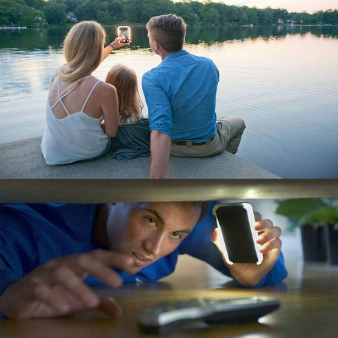 Front and Back Selfie Light up Case Compatible with iPhone 13 pro max,Rechargeable high Brightness Luminous LED Flash Lighting Selfie Light Best f...