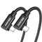 240W USB C to USB C Cable 10FT,PD 3.1 Type C to C 5A Fast Charging Cable Right Angle for MacBook Pro/Air, iPad Pro12.9/11/Air,iPhone15/15Pro/15Plu...