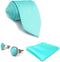 S&W SHLAX&WING Ties for Men Necktie Set with Pocket Square Cufflinks Hanky XL 05...