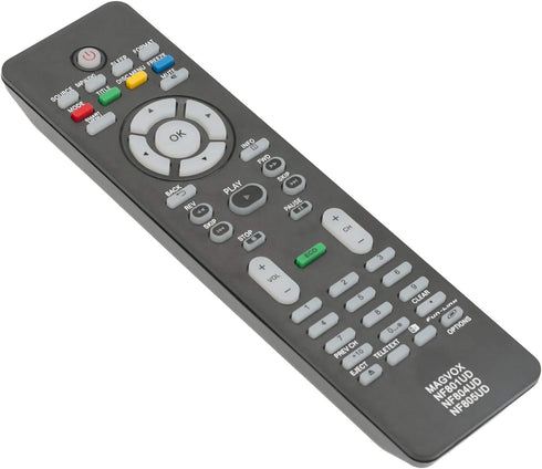 NF801UD NF805UD Replace Remote Control fit for Magnavox LCD LED TV MMT7797 19MF339B 22MF339B 32MF339B 42MF439B 46MF401BF7 37MD350B 40MF430B 46MF40...