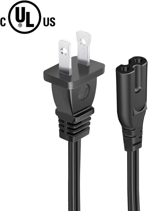 8.2ft Power Cord for Klipsch R-41PM R-51PM The One Plus Premium Bluetooth Speaker 2 Prong AC Power Cord Cable Replacement...