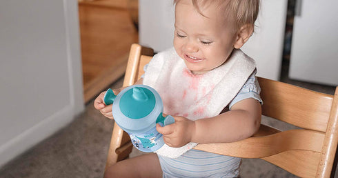 NUK Evolution Soft Spout Learner Cup (Blue Monkey, 2 Pack)...