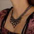 Missgrace Boho Dainty Layered Black Rhinestones Tassel Punk Choker Necklace for Women Chunky Necklaces Black Chain Necklace Jewelry Gifts for Wome...
