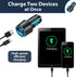 Fast Car Charger, USB C Car Charger 38W Car Charger Adapter PD3.0&QC3.0 with 2Pack Lightning Cable Quick Car Charging Compatible with iPhone 14 Pr...