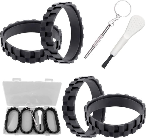 replacement Tires compatible with IRobot Roomba 500 600 700 800 900 Series,Anti-Slip Replacement Treads,Cleaning Robot Tire,replacement rubber tir...