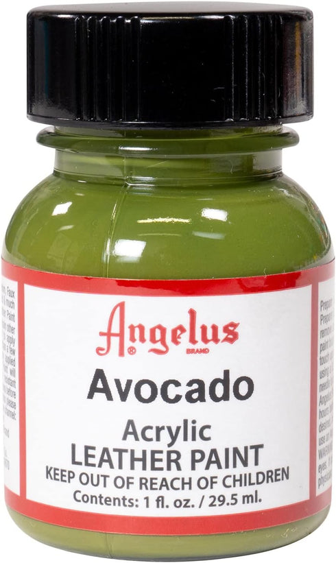 Angelus Acrylic Leather Paint Avocado Green 1oz...