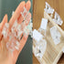 JAMMY 30 PCS Self Adhesive Clips Wall Tapestry Clips Sticky Clips Plastic Photo Clips Small Hanging Spring Clips for Poster Photo Wall Teacher Stu...