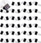 40 Pack Medium Binder Clips, 32mm 1-1/4 Inch Paper Binder Clips Clamps, Medium Clamps Office Supplies for Teachers Students School Office Business...
