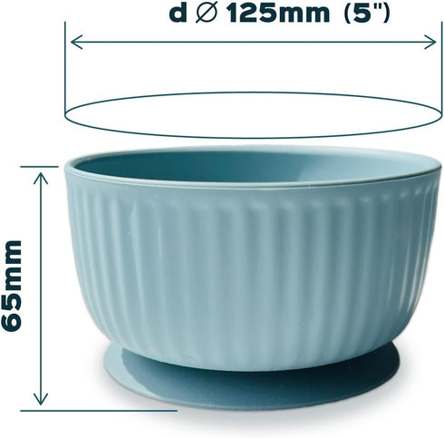 Cat Bowls with Suction Cup 13 Oz — Elevated Silicone Pet Dish with Non-Slip Bottom for Dry Food, Wet Food and Water (Soft pink)...