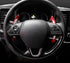 iJDMTOY Sports Red CNC Billet Aluminum Large Paddle Extensions Compatible With Mitsubishi 2008-2016 Lancer Evolution Evo X 10 Outlander, etc...
