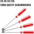 Torx Screwdriver Set T6 T7 T8 T9 T10 Star Screwdriver with 3” Steel Shaft for Toys Small Appliances & Electronic Products Repair Or Maintenance, 5...