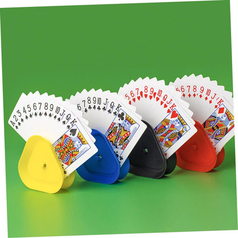VICASKY 12pcs Poker Stand Playing Card Holder 7 Year Old Boy Hands- Card Holder Stocking Stuffers for Teen Boys Poker Organizer Game Card Reader P...