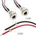 Lsgoodcare 10Pack 5.5 x 2.5 MM 10A DC Power Jack Socket Dc-099 30V Threaded Female Mount Connector Adapter with 3.94Ich 18Awg Cable...