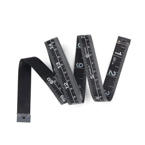 WIN TAPE Set of 3 Soft Tape Measure, Black Color Sewing Tape Measure, Measuring Tape for Body and Cloth (152cm / 60'')...