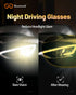 B BLOOMOAK Night Driving Glasses, Polarized Sports Night Vision Glasses - Anti glare, UV 400 Protection, Ultra Light...