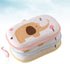 Lurrose 3PCS Baby Bath Sponge Cartoon Elephant Soft Cotton Scrubber Bath Brush Rubbing Towel for Toddler Infant (Mixed Color)...