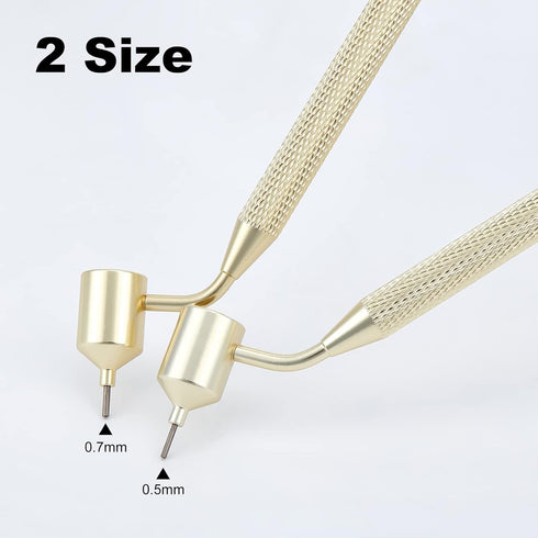 2Pcs Fine Line Painting Pen (0.5mm&0.7mm), Precision Touch Up Paint Detailing Applicator Pen for Rock Chips and Scratch Repair...