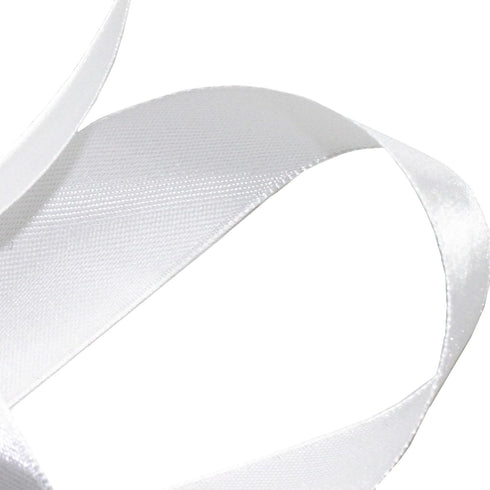 1" Solid Satin Ribbon 50 Yards Roll for Wedding Details, Sewing Projects, Gift Wrapping, Invitation Embellishments and Crafting Projects Etc (Whit...