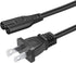 8.2ft 2 Prong AC Power Cord Replacement for HP Officejet Pro 9015 9025 8025 8035 6960 7720 6975 8210 6230 8702 8100,Pagewide Pro 477DW 577DW Print...