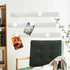 Magnetic Board Frameless Stainless Iron Strips, Magnetic Strips with Adhesive Backing Magnet Board Magnetic Bulletin Bar Board Memo Board with 10 ...