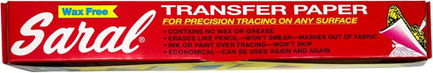 RED SARAL Wax-Free Transfer (Tracing) Paper for Precision Tracing on Any Surface-12 inches x 12 Foot roll...
