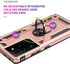 Military Grade Drop Impact for Samsung Galaxy S21 Ultra Case Galaxy S21 Ultra 5G Case Metal Rotating Ring Kickstand Holder Armor Heavy Duty Shockp...