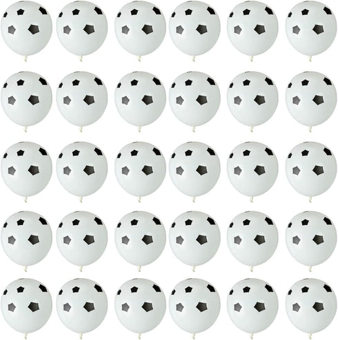 BinaryABC Soccer Latex Ballons,Football Balloon,Sports Theme Birthday Party Decorations,30Pcs...