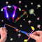 60 PCS Glow Flying Toys Sets(30 Slingshot+30 LED copters) Party Favors Glow in The Dark Party Supplies Summer Outdoor Game for Kids...