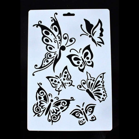 DIY Decorative Stencil Template for Painting on Walls Furniture Crafts (Butterfly)...