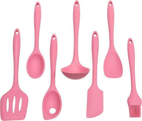 Chef Craft Premium Silicone Basting Spoon, 11 inch, Pink...