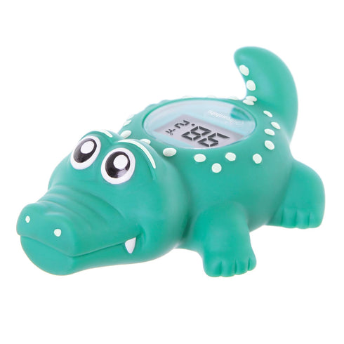 Dreambaby Floating Crocodile Bath Thermometer - Water Temperature Monitoring for Newborns, Infants, Toddlers - Croc Toy with Fahrenheit Display...