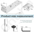 58182 Stow N' Go Grill Rail Mount for Any Kuuma BBQ Grill, Can be Used on 7/8" - 1-1/4" Round Horizontal Railings or on 1-1/4" Square Railings, wi...
