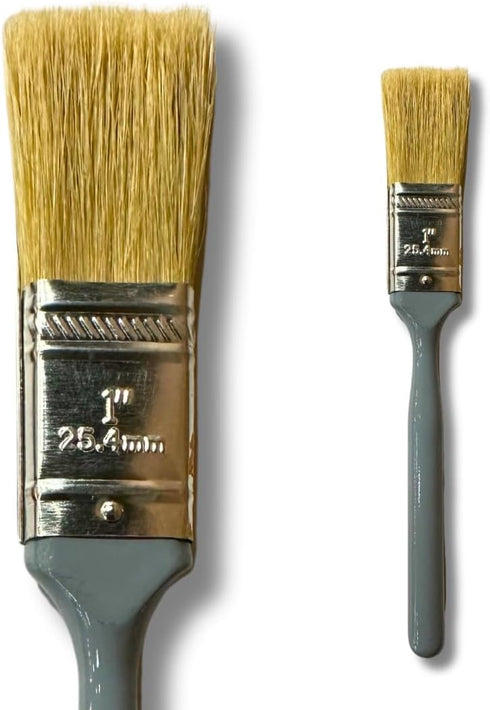 Adam Lashley 1 Inch Landscape Brush, Natural Hog Bristle for Wet on Wet Painting...