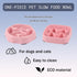 2 PACK Slow Feeder Dog Bowls Small Breed, Pink Silicone Dog Bowl, Silicone Slow Feeder Dog Bowls to Slow Down Pets' Eating Speed for Medium Small ...