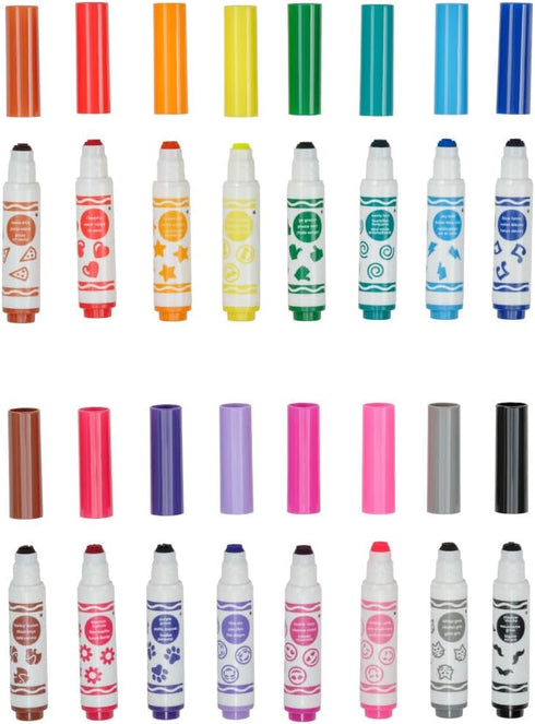 Crayola Emoji Stampers, Pip Squeaks Washable Markers, Gift for Boys & Girls, 16 Count...