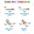 Glarks 30Pcs 2 Pin Way Sealed Gray Male and Female Auto Waterproof Electrical Wire Connector Plug 22-16AWG Connector for Motorcycle, Scooter, Car,...