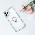 Bonitec Compatible with iPhone 12 Pro Max Case 3D Glitter Sparkle Bling Case Metal Finger Ring Bracket Stand Luxury Shiny Crystal Rhinestone Diamo...