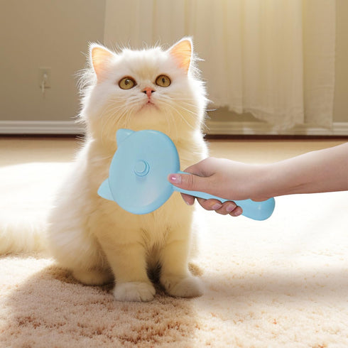 Cat Steamy Brush Dog brushes for Shedding Grooming, Lightweight Skin Friendly Pet Brush Hair Removal Comb Brushes for Long or Medium Haired Cats(B...
